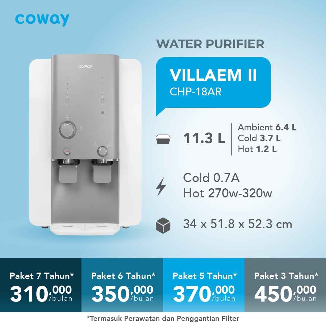water purifier VILLAEM II CHP 18AR